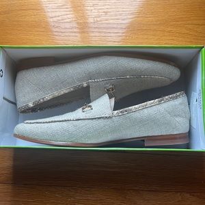 sam edelman loafer loraine tan linene